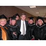 grads with President.JPG